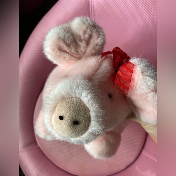 🐷vintage 1992 A&A pig plush🐷 - Picture 12 of 14
